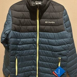 Columbia Men’s Blue and Black Puffer Jacket